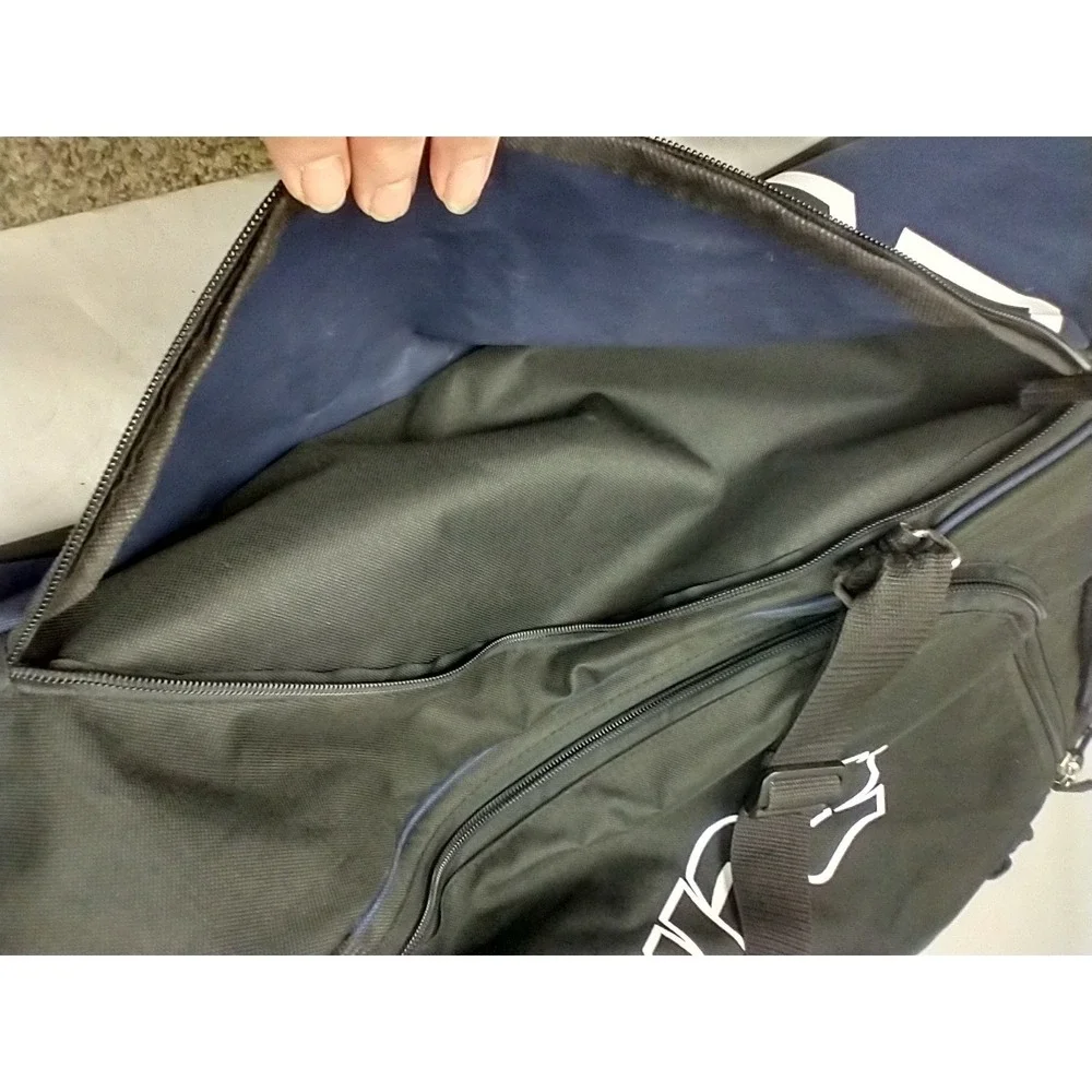 DeMarini Travel Bat Baseball Softball Bag Hangable Black Blue 36 X 10‎